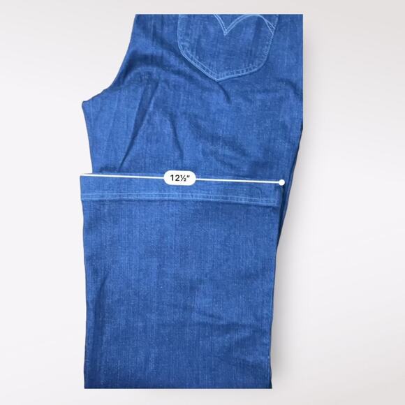 Levi’s NWT Dark Wash Wide Leg Jeans Size 18M - Picture 7 of 12